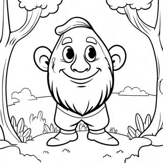 Friendly Giant With A Smile Coloring Page 56522-46982