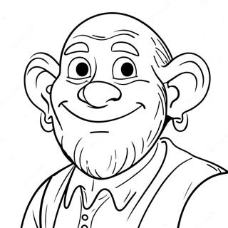 Friendly Giant With A Smile Coloring Page 56522-46984