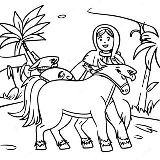 Palm Sunday Coloring Pages