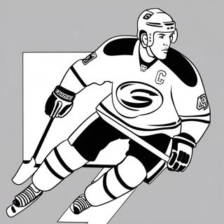 Carolina Hurricanes Player Skating Coloring Page 56542-46997