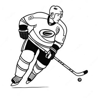 Carolina Hurricanes Player Skating Coloring Page 56542-47000