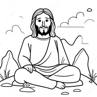 Jesus Is My Rock Coloring Pages