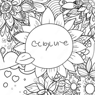 Positive Messages Coloring Page 56561-47015