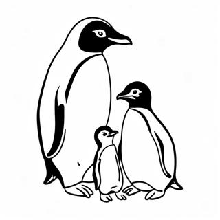 Penguin Family Coloring Page 56571-47019