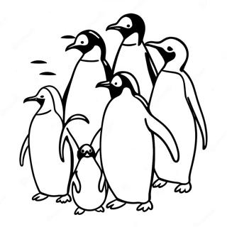 Penguin Family Coloring Page 56571-47020