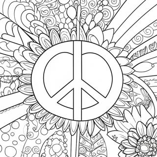 Peace And Love Coloring Page 56581-47026