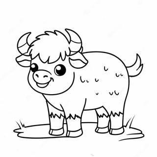 Yak Coloring Pages