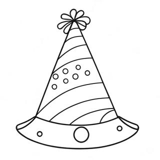 Party Hat Coloring Page 56611-47048