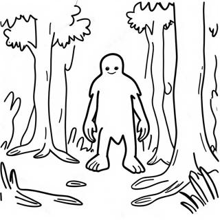 Scp 096 In A Dark Forest Coloring Page 56632-47066