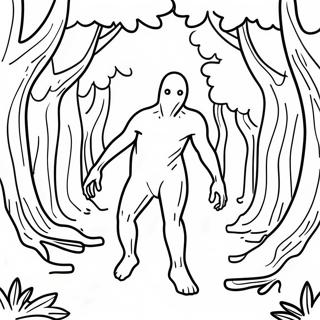 Scp 096 In A Dark Forest Coloring Page 56632-47068