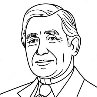 Historic President Coloring Page 56642-47076