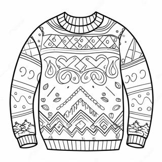 Sweater Coloring Page 56661-47091