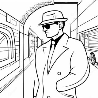 Spy Coloring Page 56681-47103