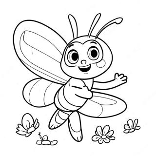 Maya The Bee Coloring Page 56691-47110