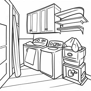 Laundry Room Coloring Page 56731-47146