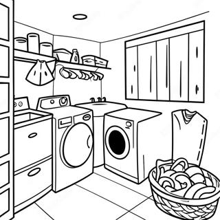 Laundry Room Coloring Page 56731-47147