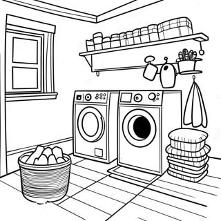 Laundry Room Coloring Page 56731-47148