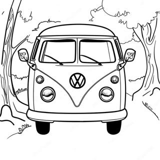 Volkswagen Van Classic Coloring Page 56741-47150