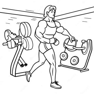 Workout Coloring Page 56751-47160