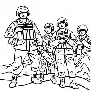 Soldiers In Camouflage Coloring Page 56772-47182