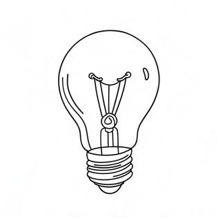 Glowing Light Bulb Coloring Page 56782-47196