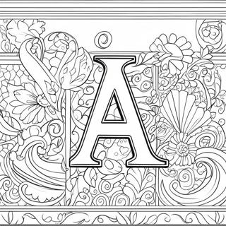 Alphabet Tracing Sheet Coloring Page 56811-47207