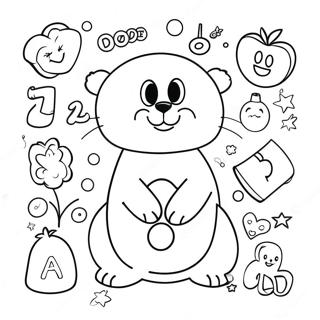 Fun Alphabet Tracing Sheet Coloring Page 56812-47217