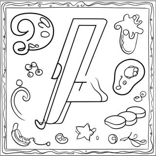 Fun Alphabet Tracing Sheet Coloring Page 56812-47220