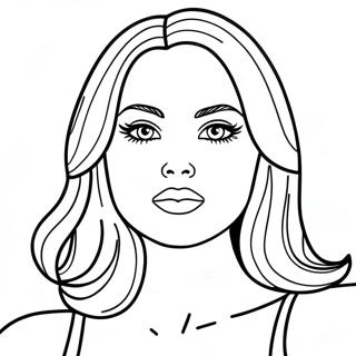 Top Model Coloring Page 56831-47230