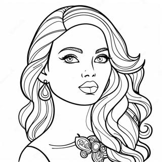 Top Model Coloring Page 56831-47231