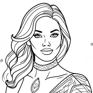 Top Model Coloring Page 56831-47232