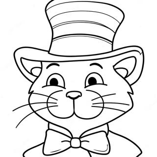 Cat In The Hat Coloring Page 5684-4549