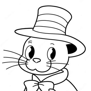 Cat In The Hat Coloring Page 5684-4550