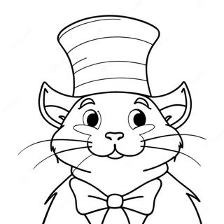 Cat In The Hat Coloring Page 5684-4551