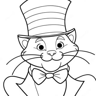 Cat In The Hat Coloring Page 5684-4552