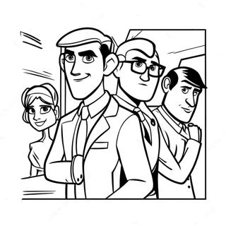 Spies In Disguise Coloring Page 56861-47252