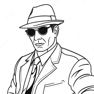 Secret Agent In Disguise Coloring Page 56862-47256