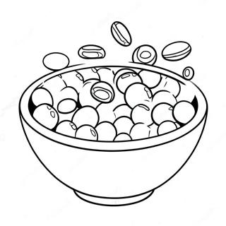 Colorful Skittles In A Bowl Coloring Page 56892-47271