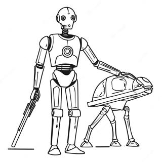 Star Wars Battle Droid Coloring Pages