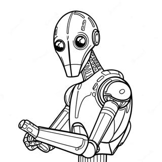 Star Wars Battle Droid Coloring Page 56901-47284