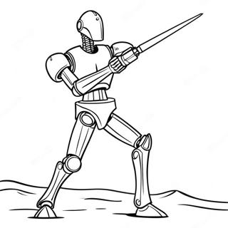 Battle Droid In Action Coloring Page 56902-47285