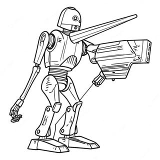 Battle Droid In Action Coloring Page 56902-47286