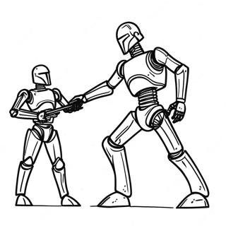 Battle Droid In Action Coloring Page 56902-47287