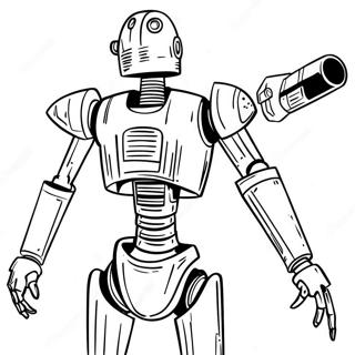 Battle Droid In Action Coloring Page 56902-47288