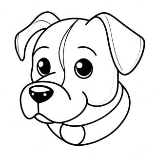 Dog Face Coloring Page 56911-47292