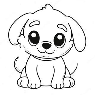 Cute Puppy Face Coloring Page 56912-47296