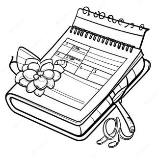 Creative Planner Coloring Page 56942-47324