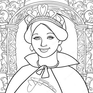 Queen Of Hearts Coloring Page 56981-47344