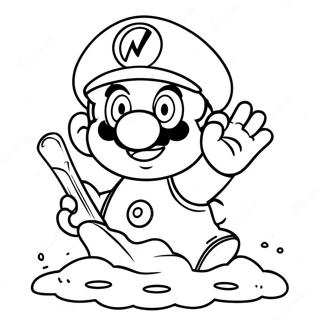 Ice Mario Coloring Page 56991-47355