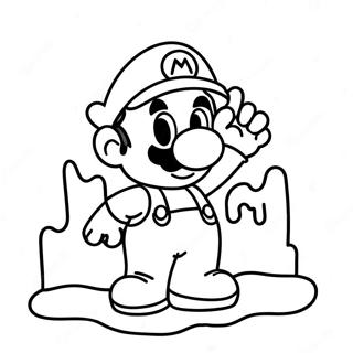 Ice Mario Coloring Page 56991-47356